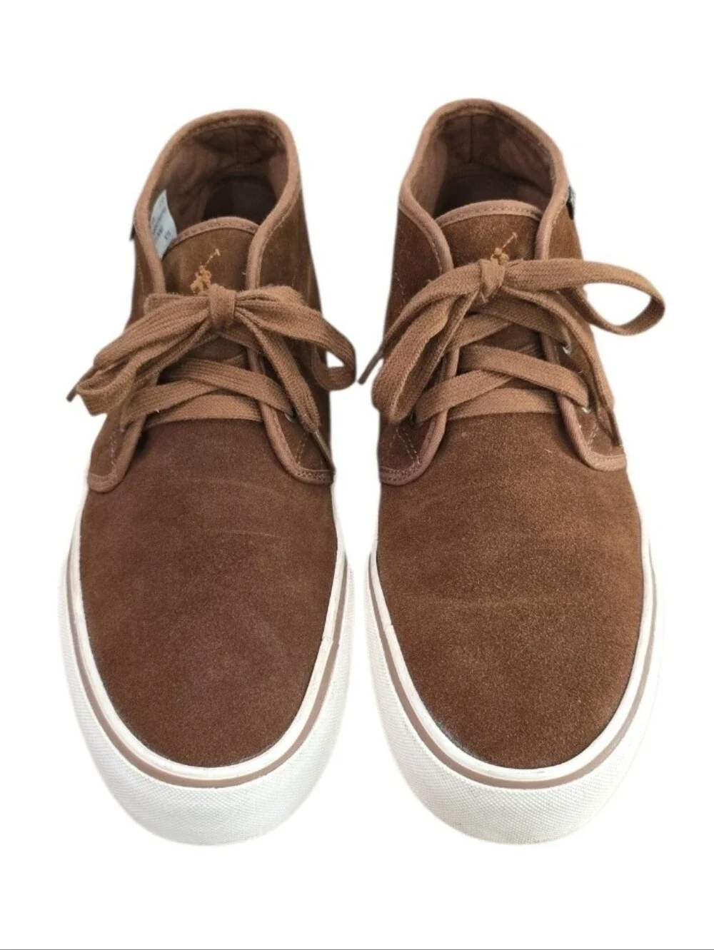 Polo Ralph Lauren Men's Makyn Chukka Preppy Sport Ankle Suede Shoes. Size 10.5 D
